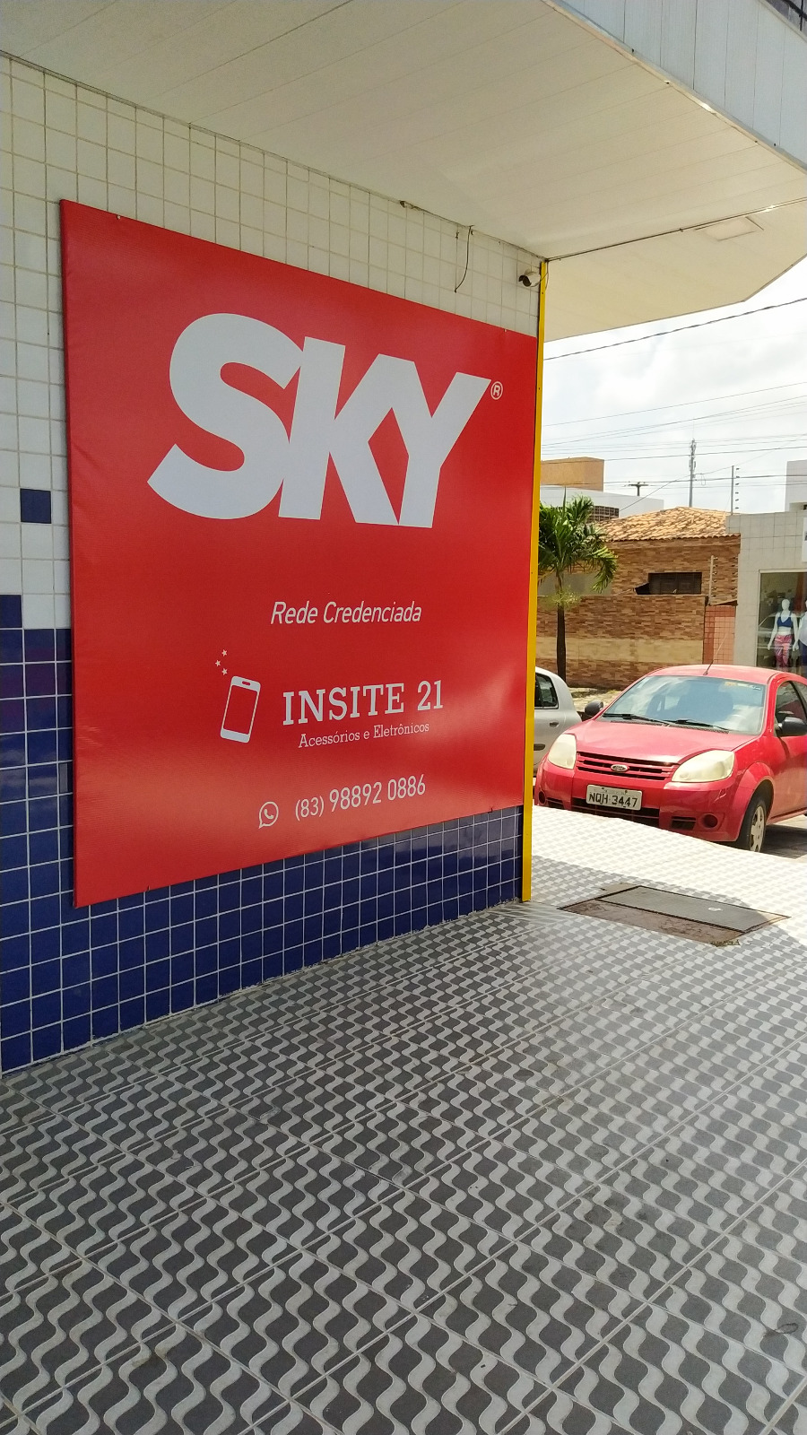 Fachada em ACM produzida para ARS Autopeças